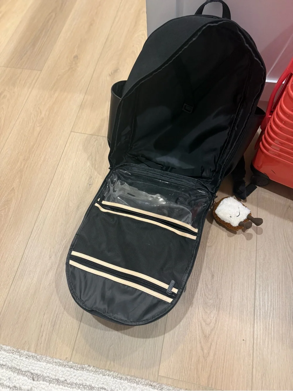 Black beis backpack